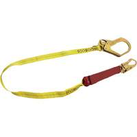 External Energy Absorber Lanyard with 2-1/4" Hook, 6', Snap Hook Center, Snap Hook Leg Ends, Polyester The Estey Group