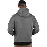 M12 Heated Hoodie (Jacket Only), Men's, Medium, Grey, Poly-Cotton The Estey Group