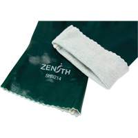 Gants verts &agrave; double enduit, 12" lo, PVC, Doublure en Jersey de coton, 70 mils The Estey Group