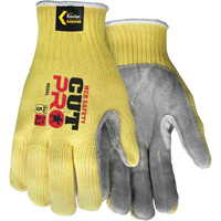 CutPro&reg; Cut Resistant Work Gloves with Split Leather Palm, Size Small, 7 Gauge, Kevlar&reg; Shell, ASTM ANSI Level A3 The Estey Group