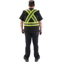 CSA Compliant Surveyor Vest, Black, Medium, Polyester The Estey Group