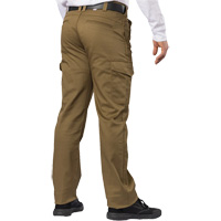 Pantalon cargo Big Flex, Poly-coton/Spandex, Vert olive militaire, Taille 46, Entrejambe 30 The Estey Group