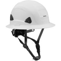 Casque Fibre Metal de style escalade avec bordure compl&egrave;te, R&eacute;pond aux normes CSA type 2, Suspension Rochet, Non ventil&eacute; The Estey Group