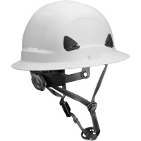 Casque Fibre Metal de style escalade avec bordure compl&egrave;te, R&eacute;pond aux normes CSA type 2, Suspension Rochet, Non ventil&eacute; The Estey Group