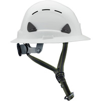 Casque Fibre Metal de style escalade avec bordure compl&egrave;te, R&eacute;pond aux normes CSA type 2, Suspension Rochet, Ventil&eacute; The Estey Group