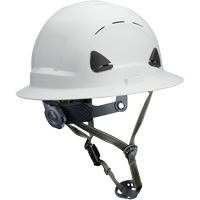Casque Fibre Metal de style escalade avec bordure compl&egrave;te, R&eacute;pond aux normes CSA type 2, Suspension Rochet, Ventil&eacute; The Estey Group