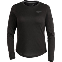 T-shirt hybride &agrave; manches longues FREEFLEX, Femmes, T-petit, Noir The Estey Group