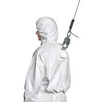 Harness-Compatible Disposable Coverall, Small, White, Tyvek&reg; 500 The Estey Group