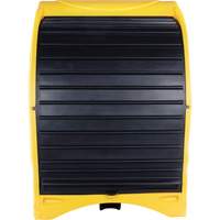 Palette contre les d&eacute;versements &agrave; couvercle dur pour 4 barils, 68,11" lo x 61,61" la x 83,07" h, Capacit&eacute; de charge 1433 lb The Estey Group