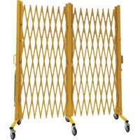 Barri&egrave;re extensible, 84" h x 20' lo, Jaune The Estey Group