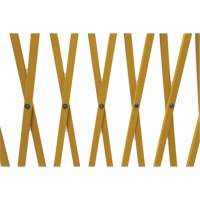 Barri&egrave;re extensible, 84" h x 20' lo, Jaune The Estey Group