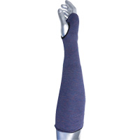Kut Gard&reg; ECO Series 2-Ply ASP Sleeve with Thumb Hole, Aramid, 14", ASTM ANSI Level A3, Purple The Estey Group