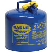 Safety Can for Kerosene, Type I, Galvanized Steel, 5 US gal., Blue, FM Approved/UL/ULC Listed The Estey Group