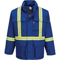 Bizflame&reg; 88/12 Insulated Winter Parka, Blue, Small The Estey Group