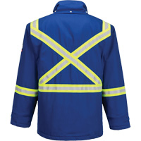 Bizflame&reg; 88/12 Insulated Winter Parka, Blue, Small The Estey Group