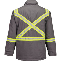 Bizflame&reg; 88/12 Insulated Winter Parka, Grey, Small The Estey Group