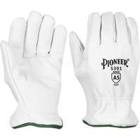 Gants pour conducteurs r&eacute;sistant aux coupures, Petit, Paume en Cuir fleur de ch&egrave;vre The Estey Group