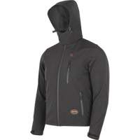 Veste chauffante Softshell, Hommes, Petit, Noir The Estey Group