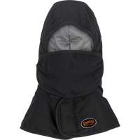 Doublure matelass&eacute;e ignifug&eacute;e Pioneer 765A pour casque de s&eacute;curit&eacute; avec un long cou et embout buccal amovible, Noir/Gris, Coton/FR-Tech/Modacrylique/Nylon The Estey Group