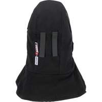 Doublure matelass&eacute;e ignifug&eacute;e Pioneer 765A pour casque de s&eacute;curit&eacute; avec un long cou et embout buccal amovible, Noir/Gris, Coton/FR-Tech/Modacrylique/Nylon The Estey Group