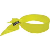 Bandeau de refroidissement Chill-Its 6702 avec polym&egrave;res int&eacute;gr&eacute;s et fermeture &agrave; nouer, Jaune lime haute visibilit&eacute; The Estey Group
