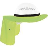 Chill-Its 6661 Universal Hard Hat Brim with Neck Shade, Hi-Vis Lime The Estey Group