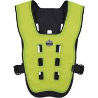 Veste de refroidissement &eacute;vaporatif Chill-Its 6685 avec fermeture &agrave; glissi&egrave;re, T-petit, Jaune lime haute visibilit&eacute; The Estey Group