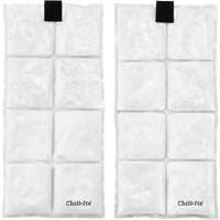 Veste de refroidissement &agrave; changement de phase l&eacute;g&egrave;re avec sachets de recharge Chill-Its 6260, Petit/Moyen, Orange The Estey Group