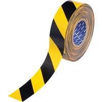 Ruban de marquage pour plancher ToughStripe Max, 2" x 100', Polyester, Noir et jaune The Estey Group