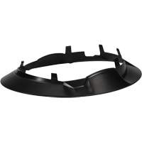 Bordure large compl&egrave;te &agrave; agrafe pour casque d'alpiniste RZRBack, blanc The Estey Group