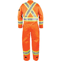 Combinaison ignifuge haute visibilit&eacute;, Taille Petit, Orange The Estey Group