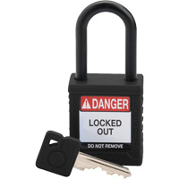 Cadenas de s&eacute;curit&eacute; Velocity, Cadenas de s&eacute;curit&eacute;, Cl&eacute;s diff&eacute;rentes, Nylon, Largeur de 1-1/2" The Estey Group