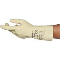 AlphaTec&reg; 87-137 Lightweight Natural Gloves, Size 7, 11.8" L, Rubber Latex, 16-mil The Estey Group