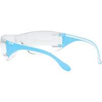 Lunettes de s&eacute;curit&eacute; bleu/blanc Adapt Lite, Lentille Transparent, Antibu&eacute;e/Anti-&eacute;gratignures, ANSI Z87+/R&eacute;pond ou surpasse la norme CSA Z94.3 The Estey Group