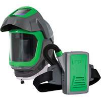 Masque de respirateur Z-Link avec joint de visage, visi&egrave;re & montage &agrave; ceinture, Respirateur &agrave; masque/Masque de soudage, Pile Lithium-ion The Estey Group