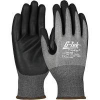Gants r&eacute;sistant &agrave; la coupe G-Tek avec capacit&eacute; pour &eacute;cran tactile, Taille Petit, Calibre 18, Rev&ecirc;tement Mousse de nitrile, Enveloppe en PolyKor, ASTM ANSI niveau A4/EN 388 niveau D The Estey Group