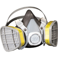 Respirateur pour vapeurs organiques/gaz acide, &eacute;lastom&egrave;re/Thermoplastique, Petit The Estey Group