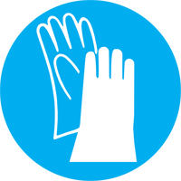 Right to Know Pictogram Labels -Boots, Vinyl, Sheet, 5/8" L x 3/4" W The Estey Group