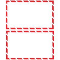 WHMIS Labels 200/Pkg, Paper, Roll, 4-3/4" L x 8-1/2" W The Estey Group