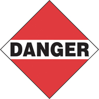 Danger Mixed Load TDG Placard, Plastic The Estey Group
