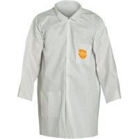 ProShield&reg; 60 Lab Coat, Microporous/Polypropylene, White, Medium The Estey Group