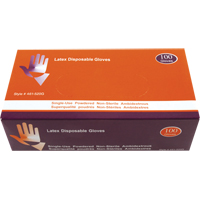 Industrial Grade Gloves, Medium, Latex, Powdered, White The Estey Group
