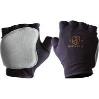 Gants antichocs sans doigts, main gauche, T-petit, Paume en Cuir refendu, Poignet &agrave; enfiler The Estey Group