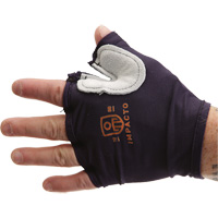 Gant sans doigts Tool Grip avec pi&egrave;ce de sangle, gauche, Taille T-petit, Paume Su&egrave;de The Estey Group