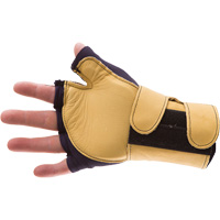 Gants de protection sup&eacute;rieure contre les impacts & les microtraumarismes r&eacute;p&eacute;t&eacute;s, main gauche, Taille T-petit, Paume Cuir fleur The Estey Group