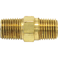 Male Hex Nipple, Brass The Estey Group