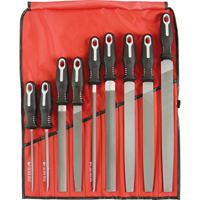 Jeux de 9 limes ergonomiques, 9 pi&egrave;ces The Estey Group