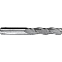 Fraise en bout extra longue, 3/8" dia., 4 cannelures, Carbure The Estey Group