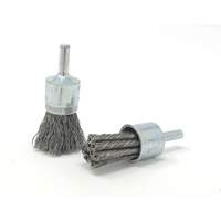 Crimped Wire End Brush, 3/4" Dia., 0.014" Wire Dia., 1/4" Shank The Estey Group