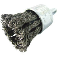 Knotted Wire End Brushes, 1" Dia., 0.020" Wire Dia., 1/4" Shank The Estey Group